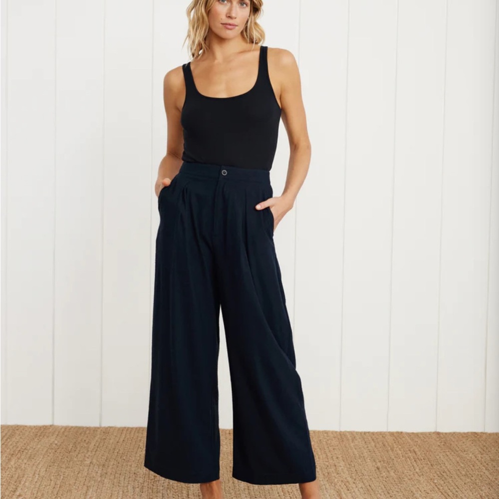 Jenni Kayne Relaxed Trouser in Navy